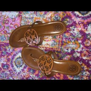 Tory Burch Miller Flip Flop in Vintage Vachetta